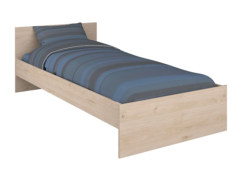 Lit enfant Oak Jackson 90x190 cm Chambre jeunesse moderne