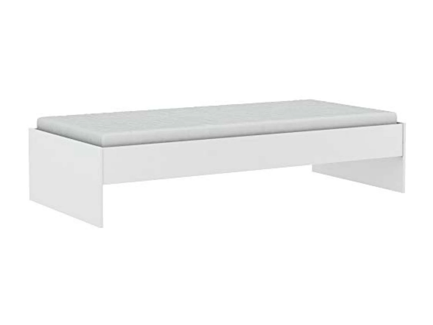 Cama Tidy con Cajones Habitación Infantil Juvenil Blanco y Arcilla 90x200 cm