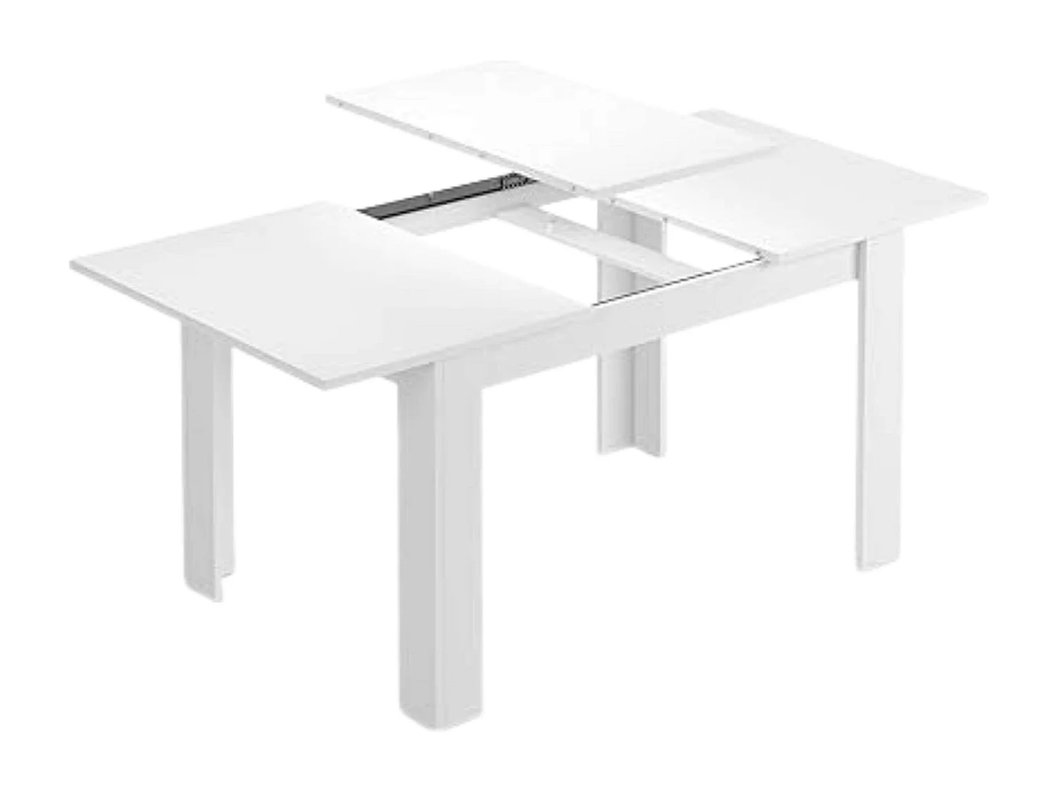 Conjunto Salón Industrial Mueble Modular Tv Mesa Centro Mesa Comedor Estantería Blanco Ã"xido
