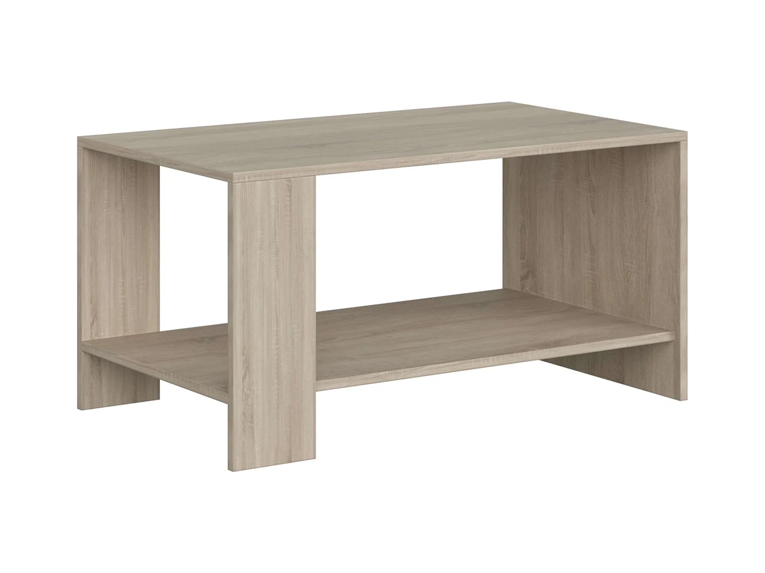 Pack Salón Snake - Mueble TV, Mesa centro y comedor, Roble Sonoma