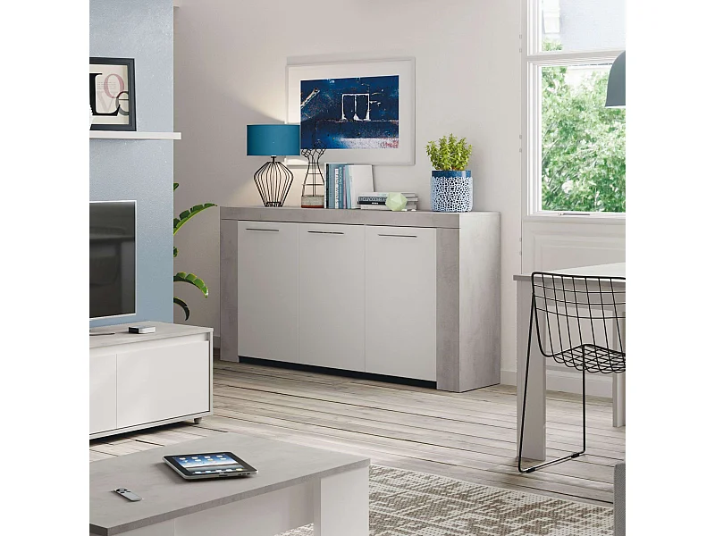 Pack salón Plutón: Mesa TV, Mesa centro, Mesa Comedor, Aparador