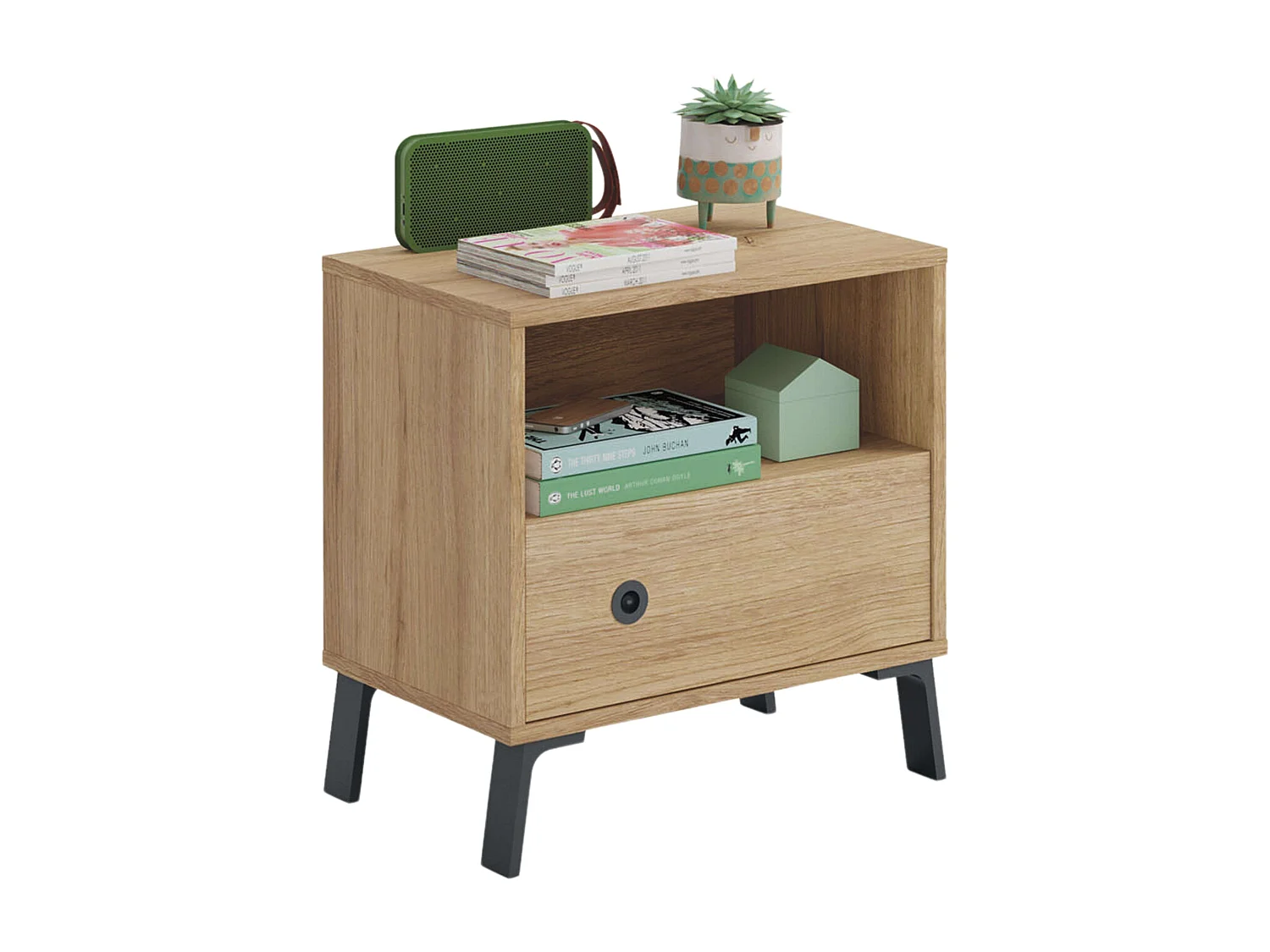 Pack Muebles Dormitorio Camila: Armario, Cómoda, Mesita, Cabecero