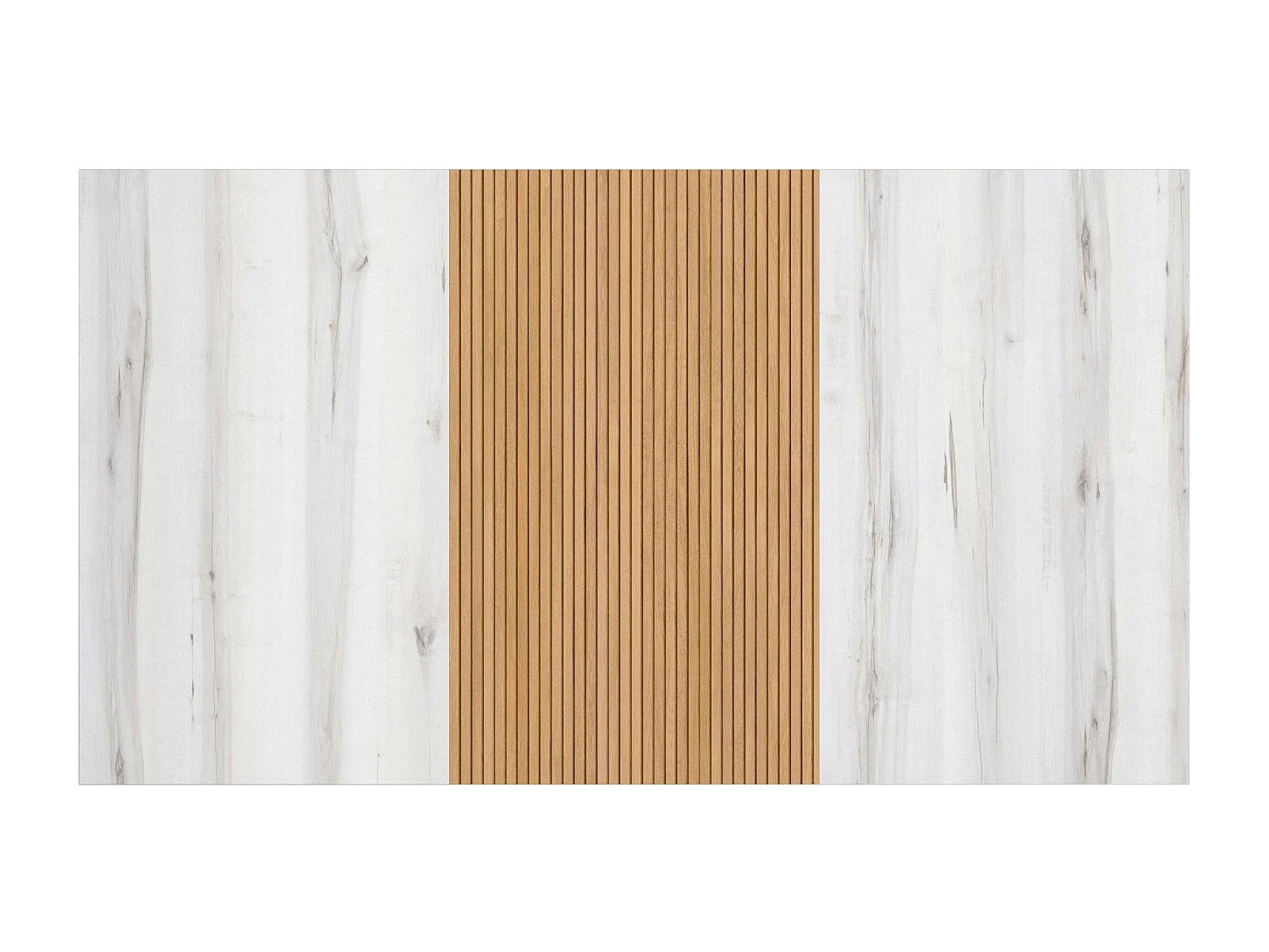 Dpto. Moderno Arles Blanco Albo y Roble Rayado 135-160 cm