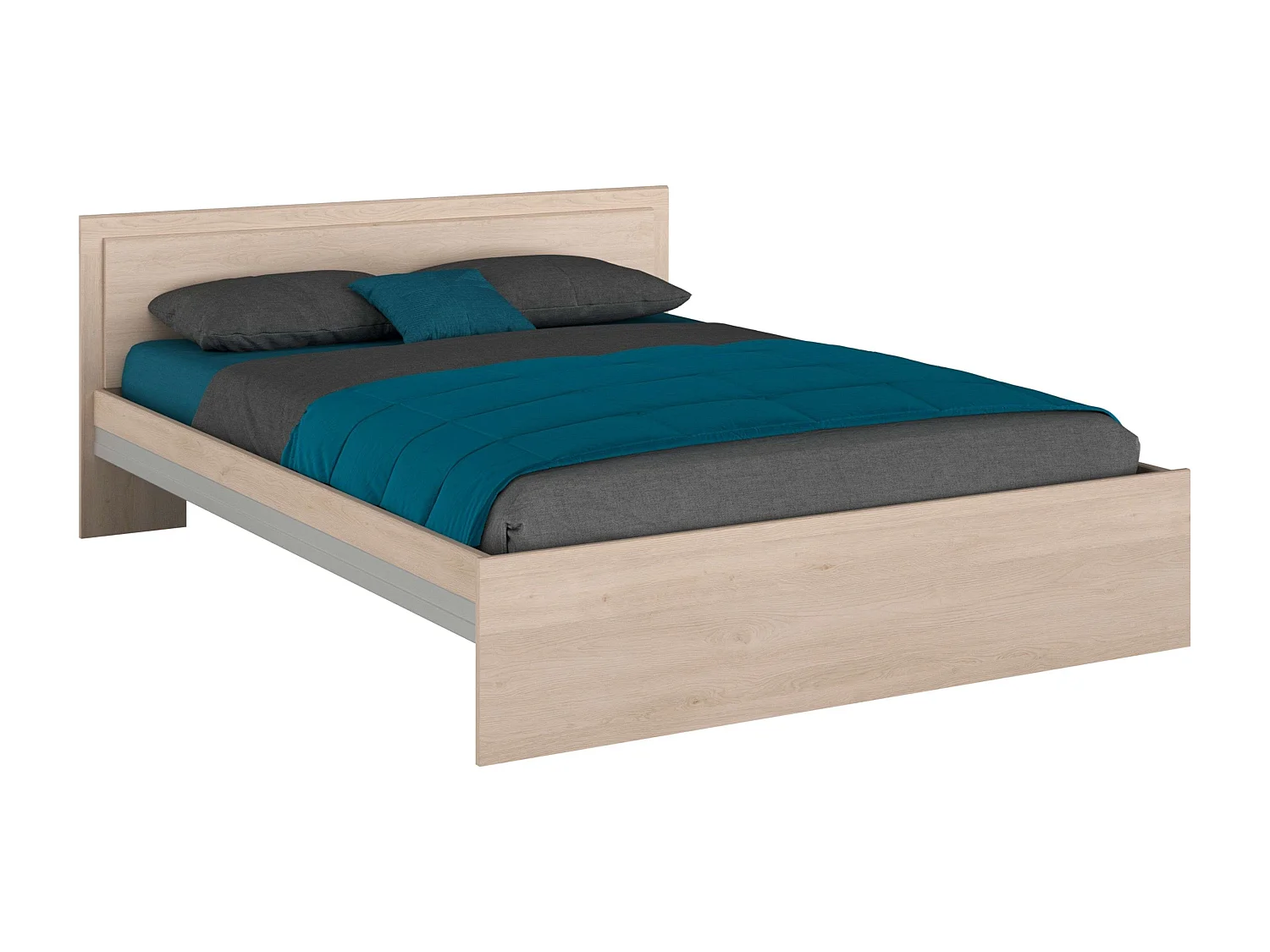 Pack Muebles Dormitorio Matrimonio Estilo Industrial Moderno Baltic Roble