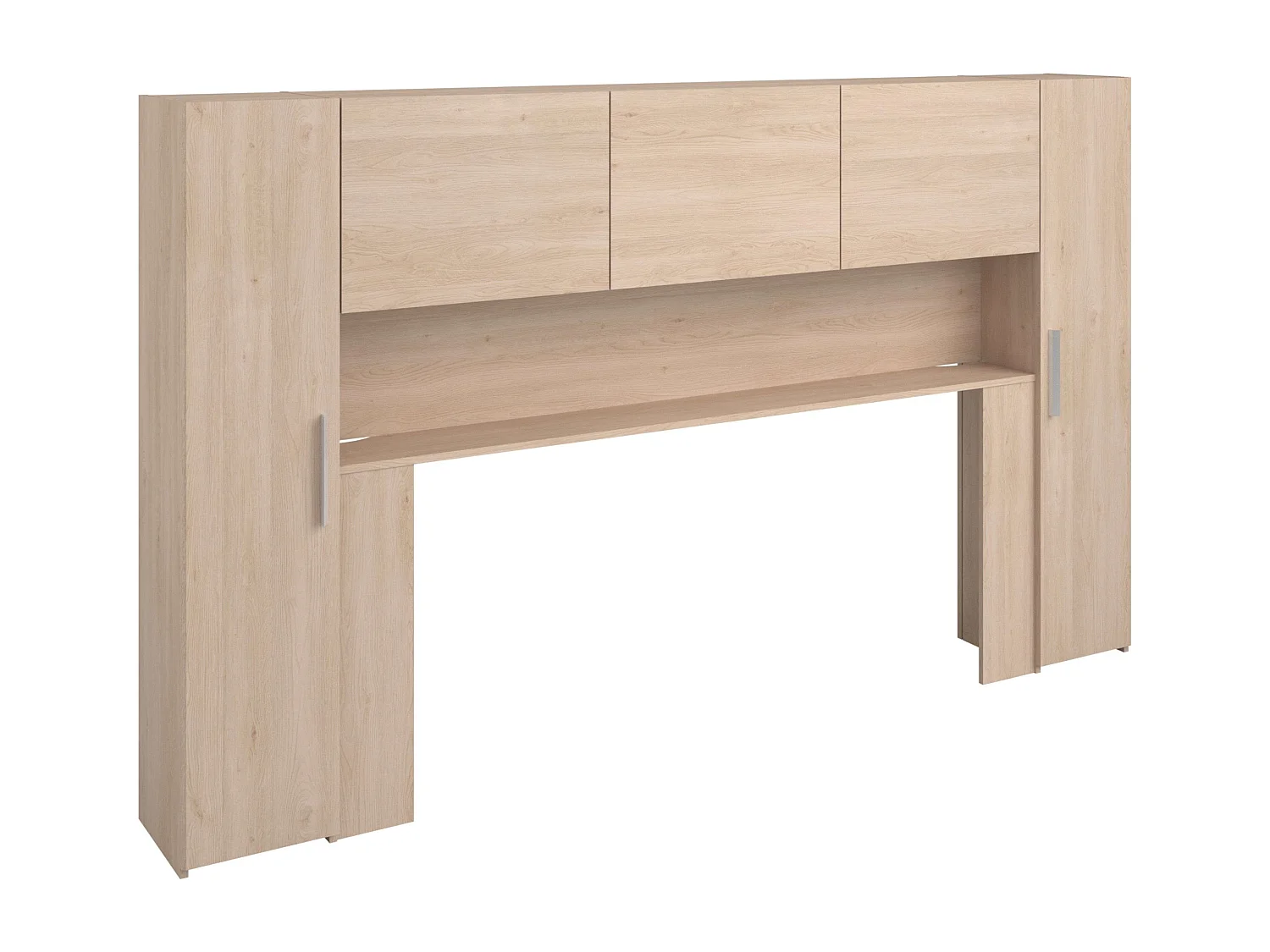 Pack Muebles Dormitorio Matrimonio Estilo Industrial Moderno Baltic Roble