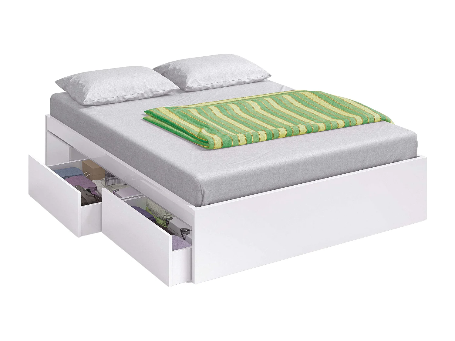 Dormitorio Nórdico Completo Natur y Blanco Artik Muebles