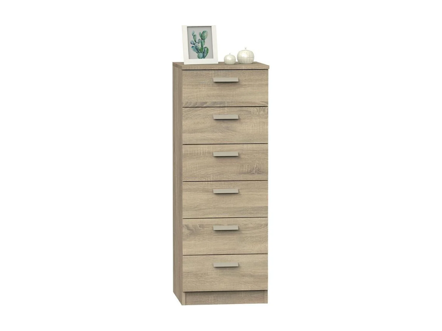 Muebles Dormitorio Tibet Natural Roble Cambrian (Cama 105x190 cm)