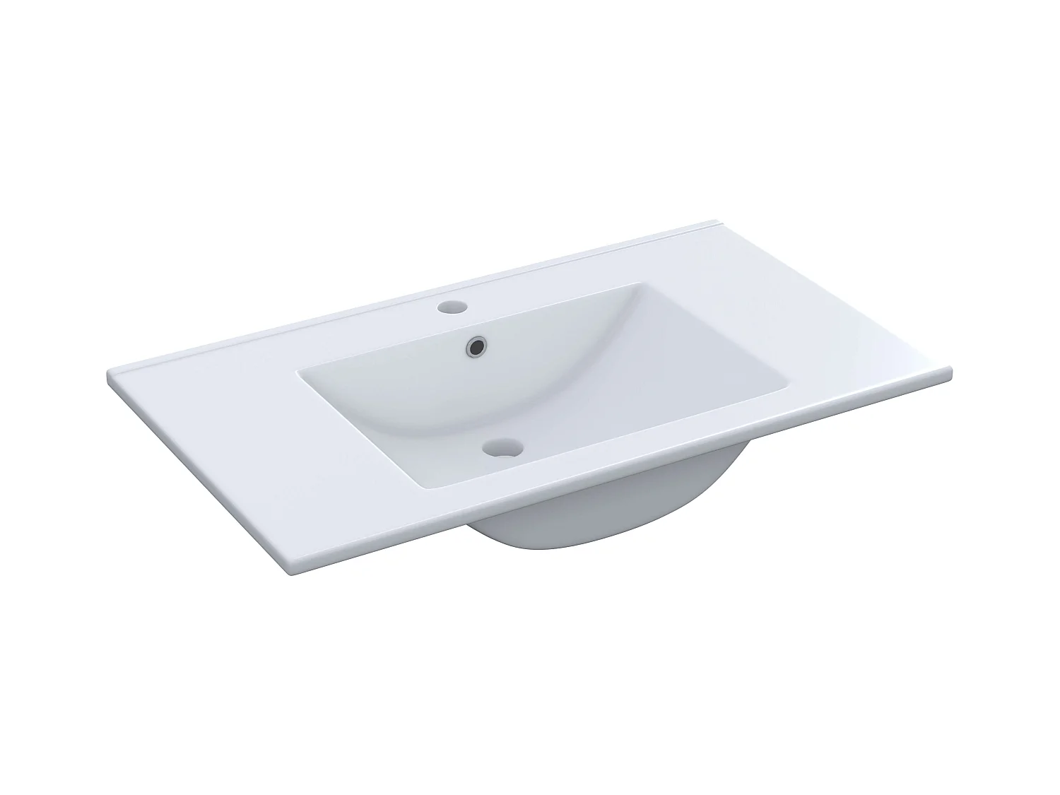 Muebles de Baño Moderno Lotto Gris Antracita y Roble (espejo+lavabo+columna)