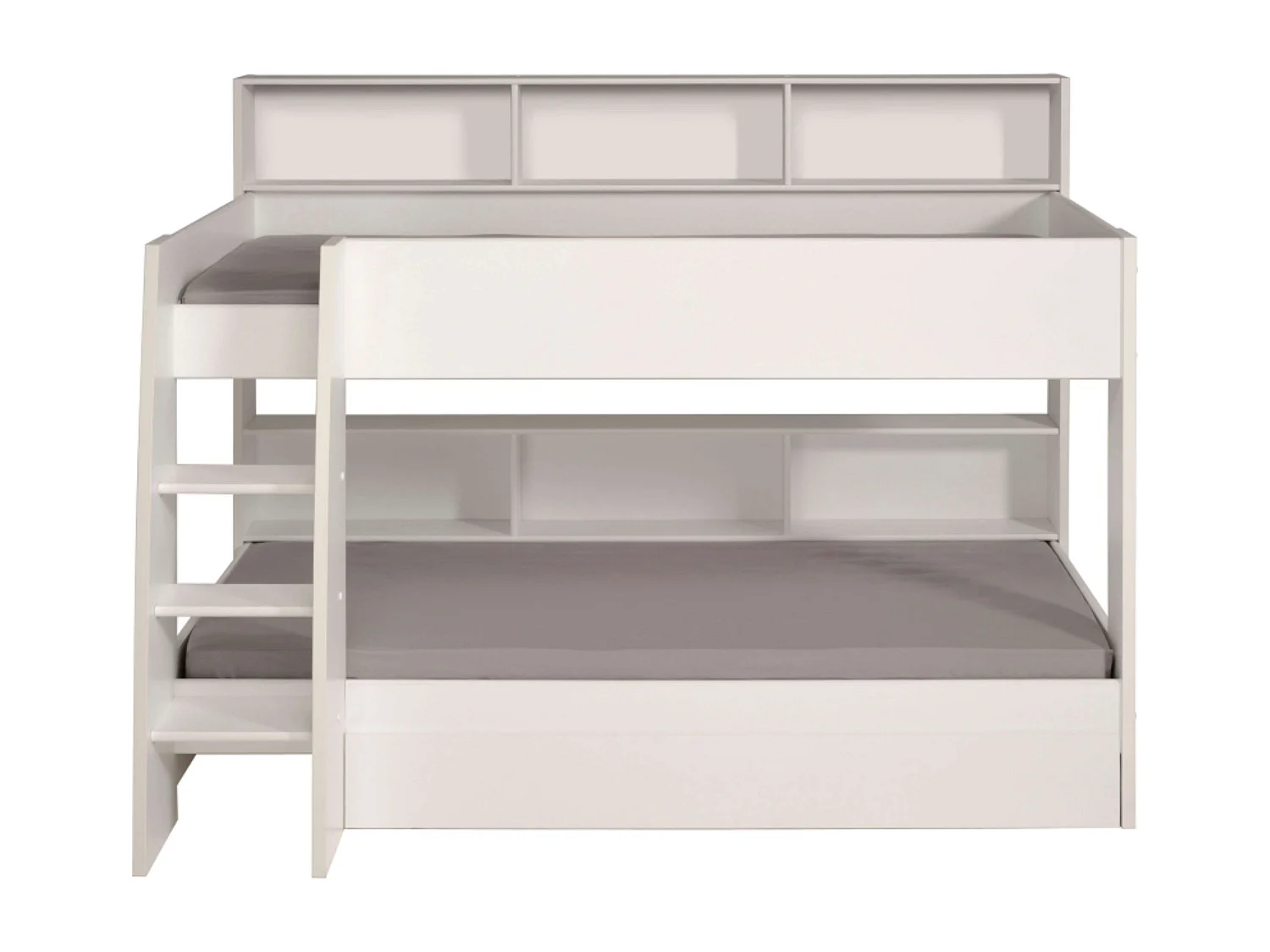 Litera Juvenil Mouse con Cajón 90x200 cm Color Blanco Modernidad