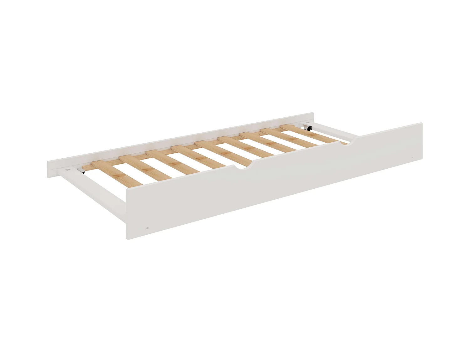 Litera Juvenil Rabbit con Cajón Inferior Blanco Moderno 195x152x101 cm