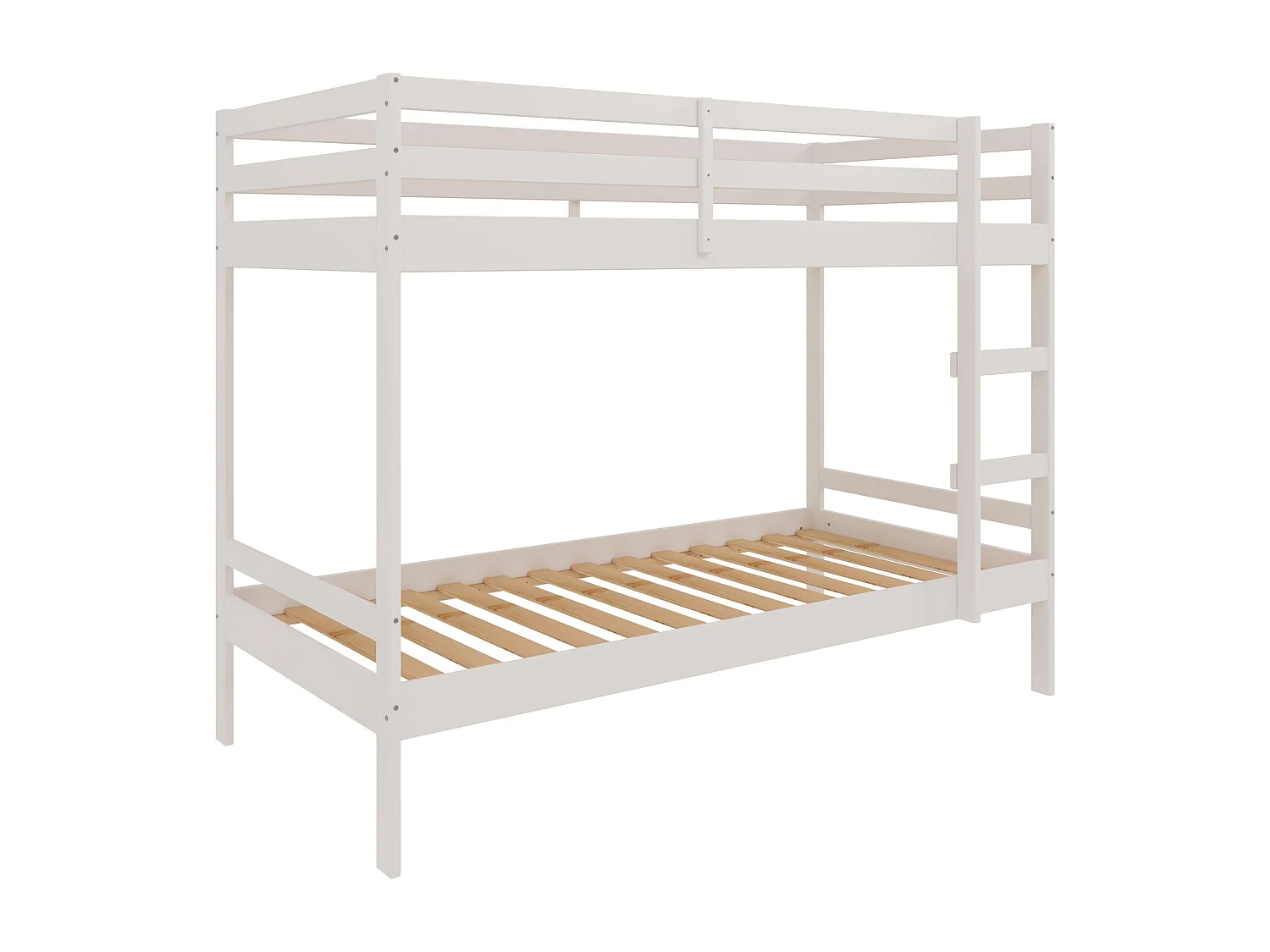 Litera Juvenil Rabbit con Cajón Inferior Blanco Moderno 195x152x101 cm