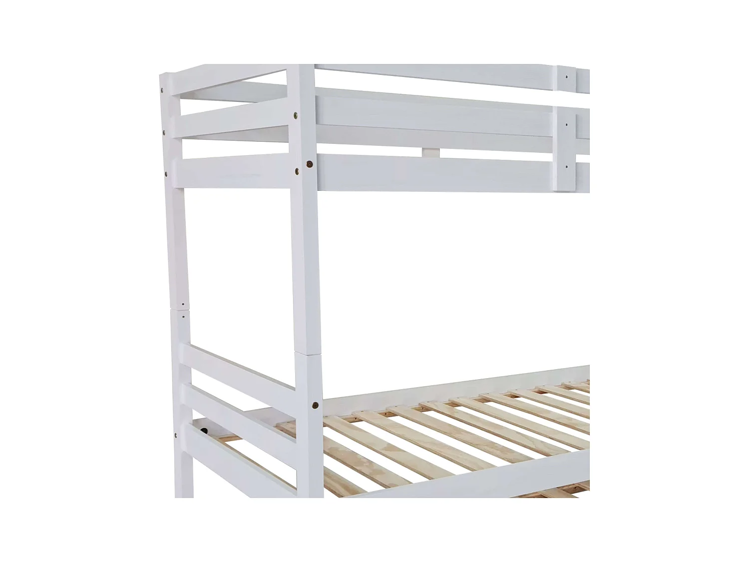 Litera Juvenil Elephant Blanco Abierto Cama Nido Pino 199x154x104 cm