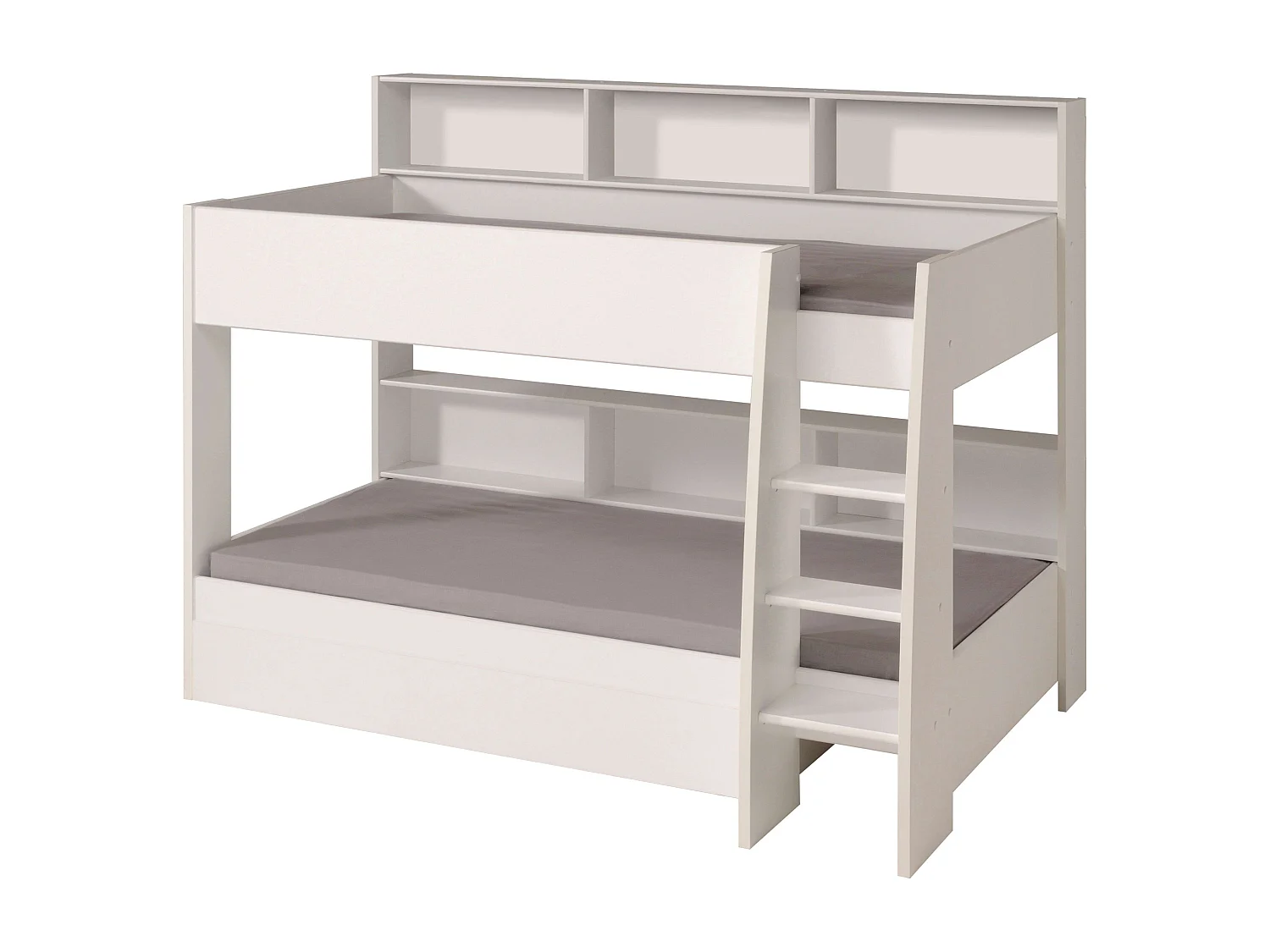 Litera Infantil Mouse 90x200 cm Blanco Mate Dormitorio Juvenil