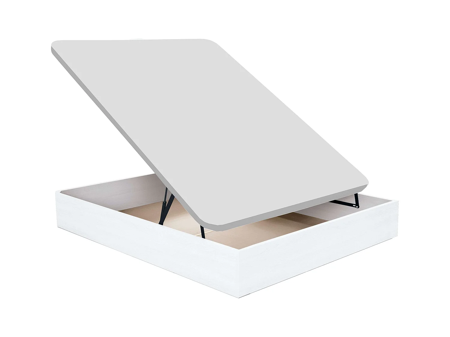 Cama Canapé 150x190 cm Sassy Duo Blanco