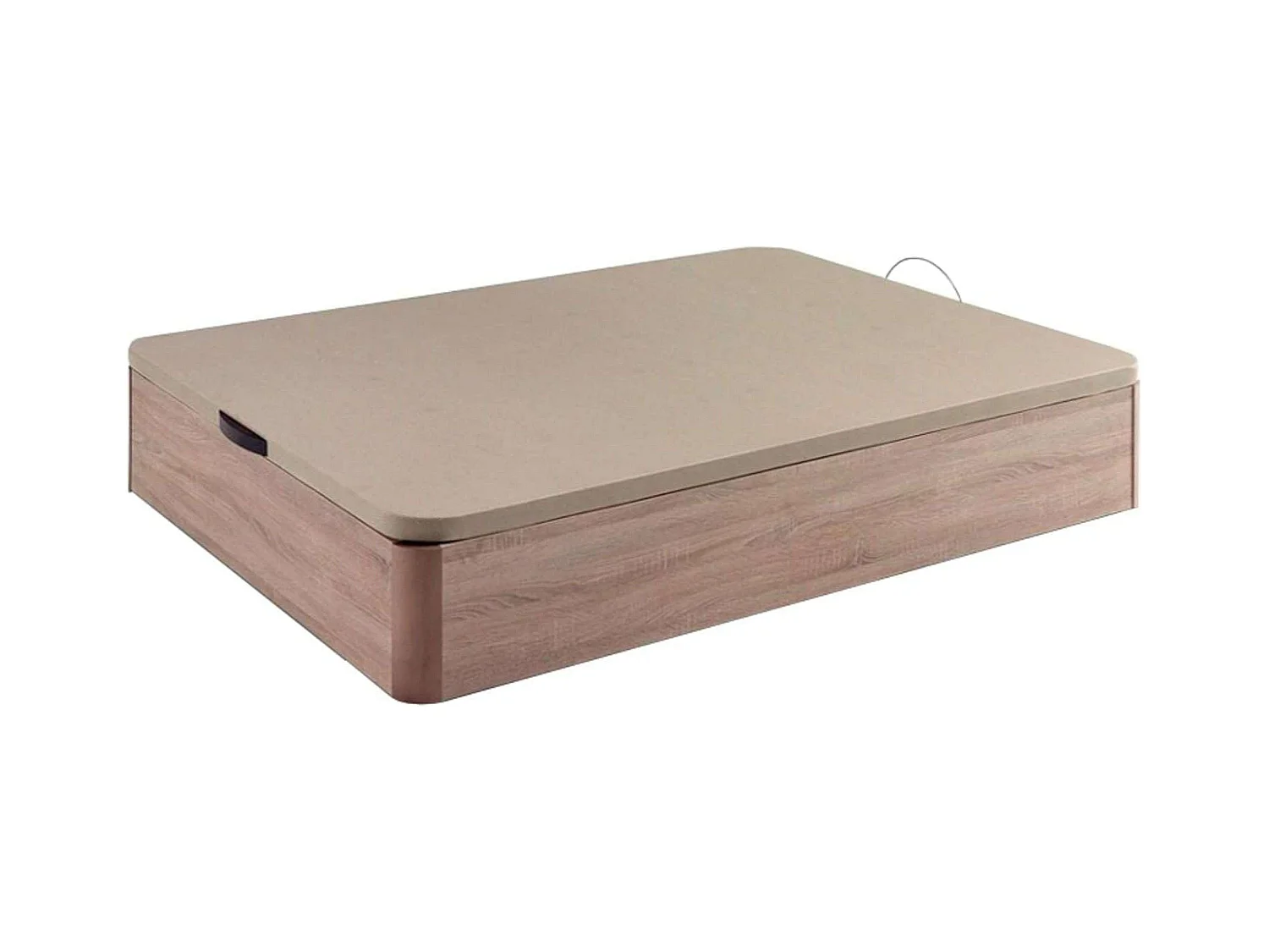 Cama Canapé 90x190 cm Cambrian Madera Base Roble