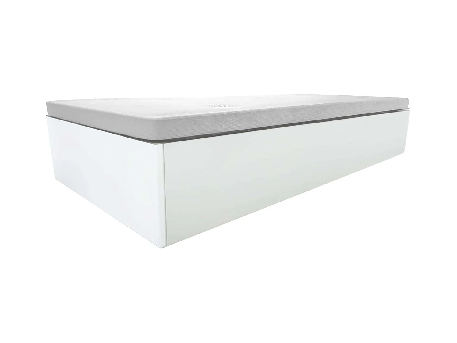 Cama Canapé 105x190 cm Base Tap. Blanco