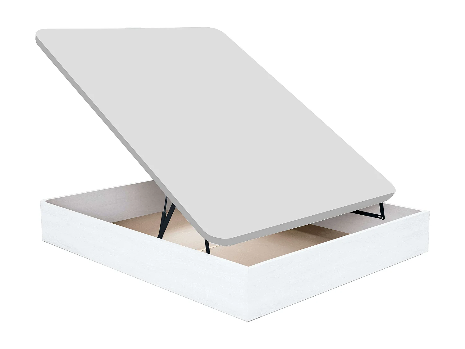 Cama Canapé 135x190 cm Sassy Duo Blanco