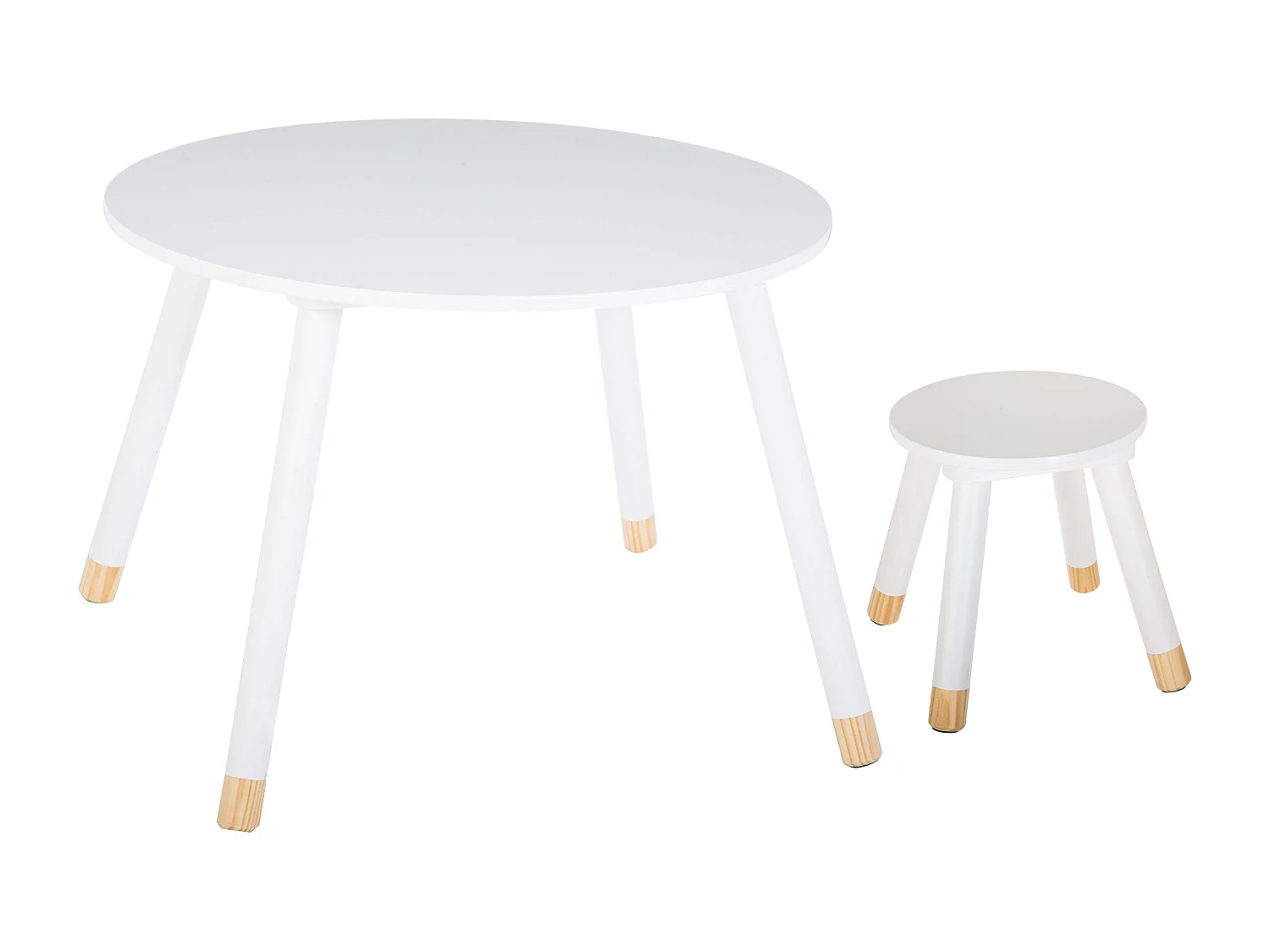 Pack Douceur Conjunto Mesa + Banco Quarto Infantil Branco