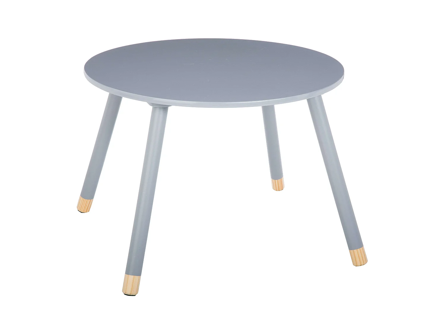 Pack Mesa Infantil + Silla Douceur Conjunto en Melamina y Madera Gris