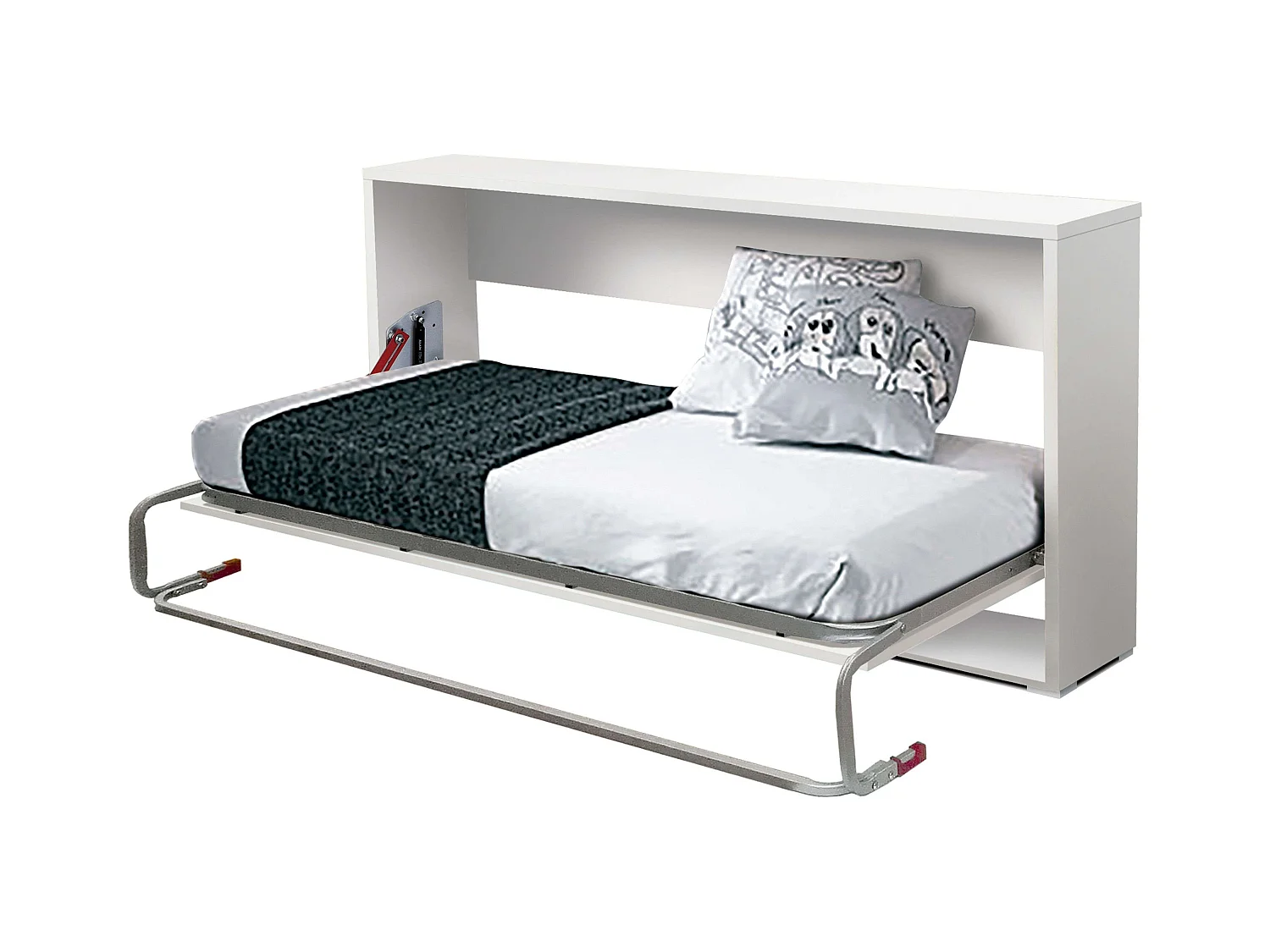 Cama Nido Abatible Juvenil Blanco 90x190 cm