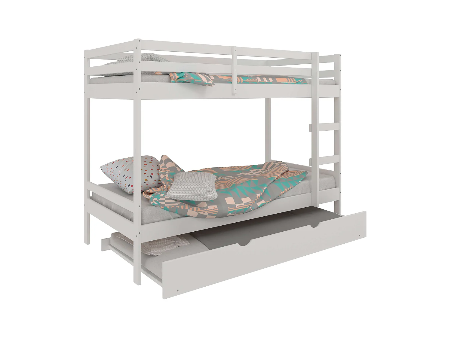 Litera Rabbit Madera Pino Blanco 195x152x101 cm