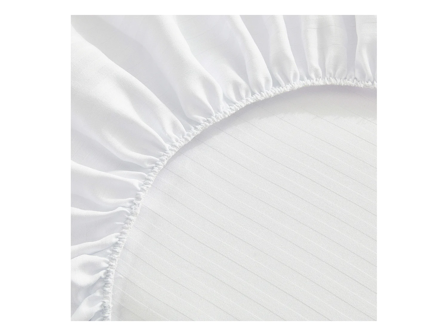 Protetor de colchão 105x196 cm 100% algodão branco até 32 cm de altura