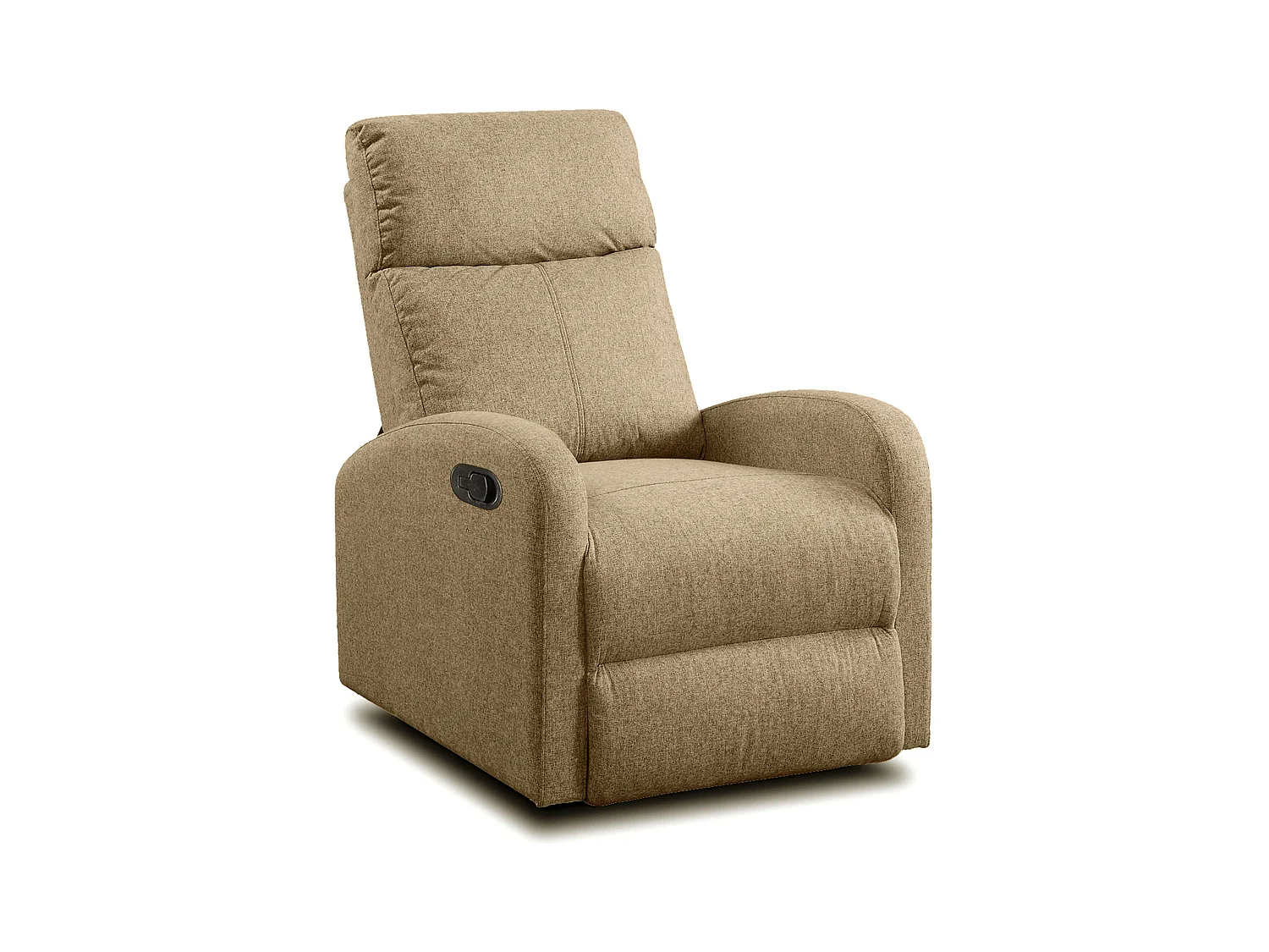 Sillón Reclinable Chill Moderno Marrón c/ Mecanismo Automático Tela 97x95x73 cm