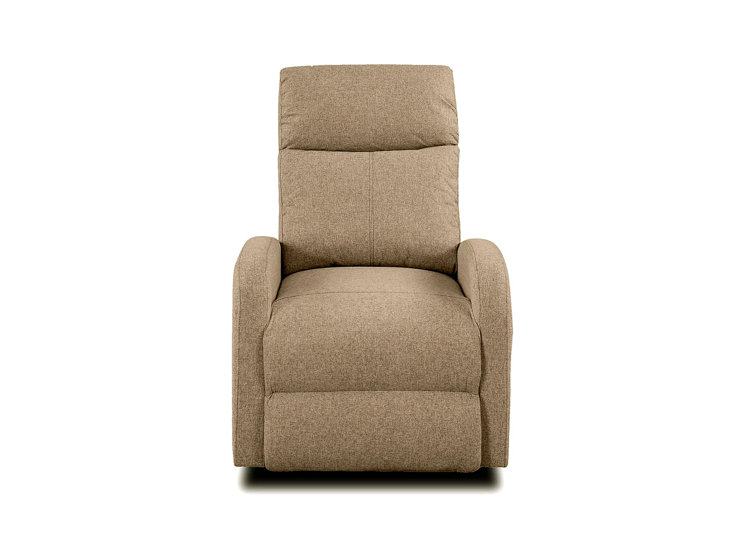 Sillón Reclinable Chill Moderno Marrón c/ Mecanismo Automático Tela 97x95x73 cm