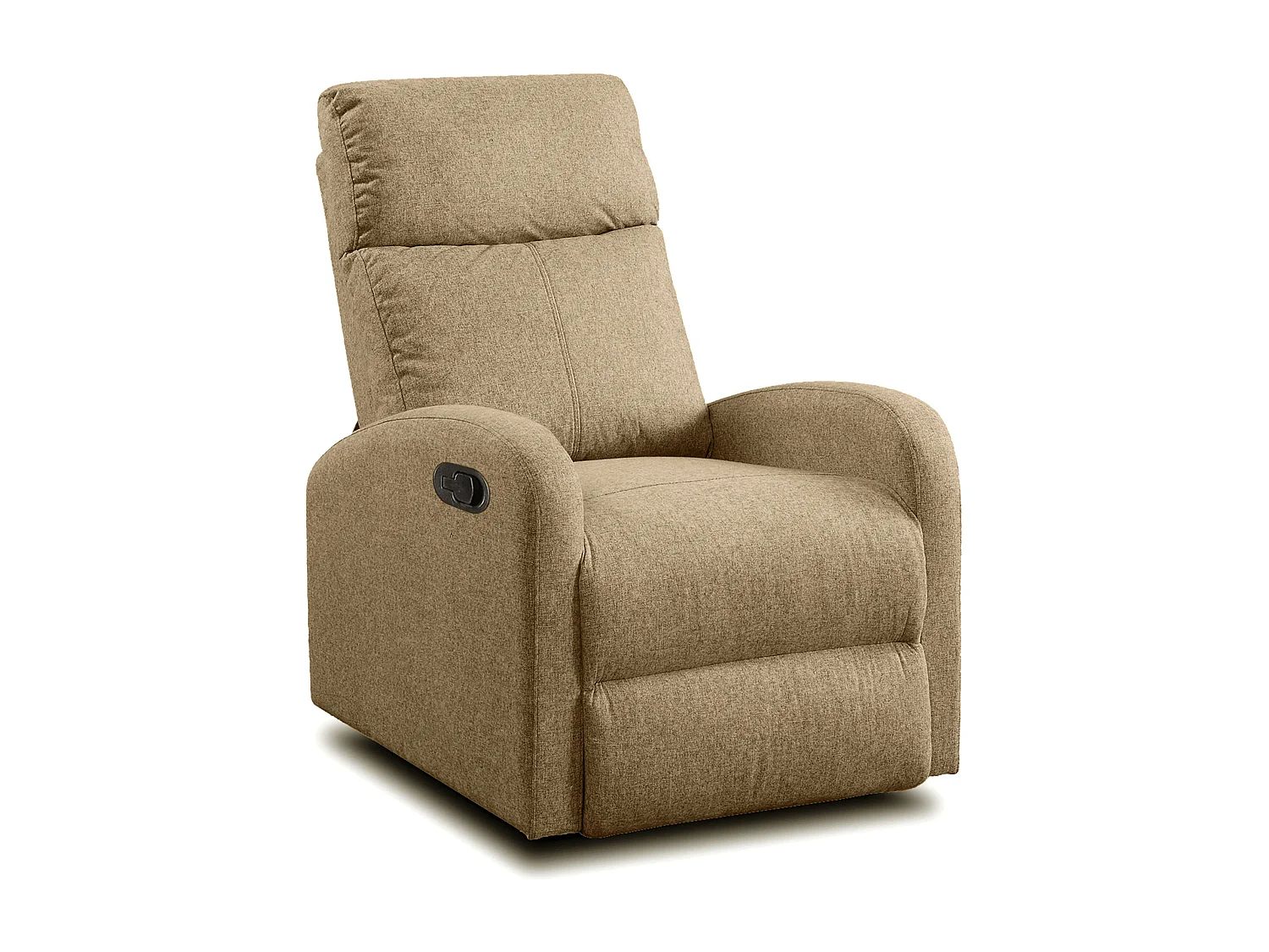 Sillón Reclinable Chill Moderno Marrón c/ Mecanismo Automático Tela 97x95x73 cm