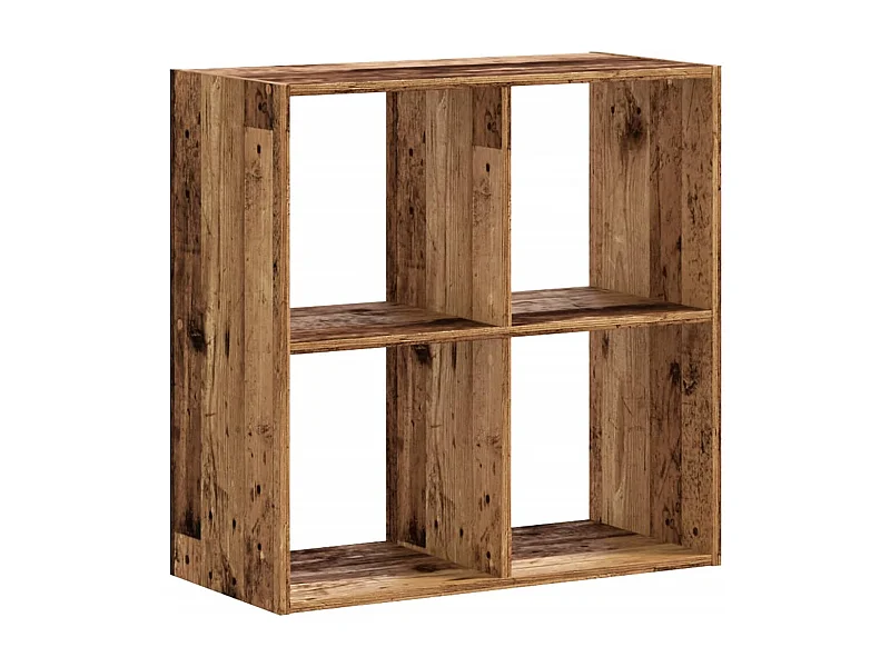 Digna  Bibliothèque vieux bois 68,5x32x68,5 cm bois d'ingénierie