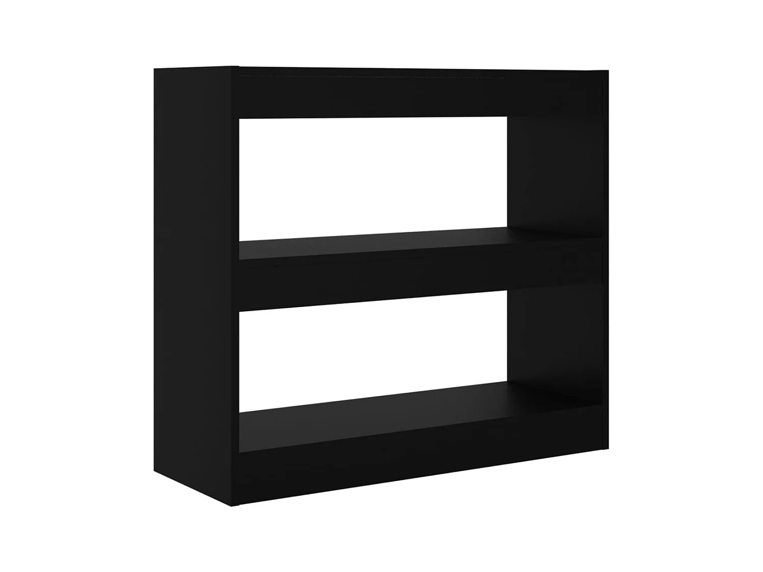 Sutter Creek  Bibliothèque/Séparateur de pièce Noir 80x30x72 cm