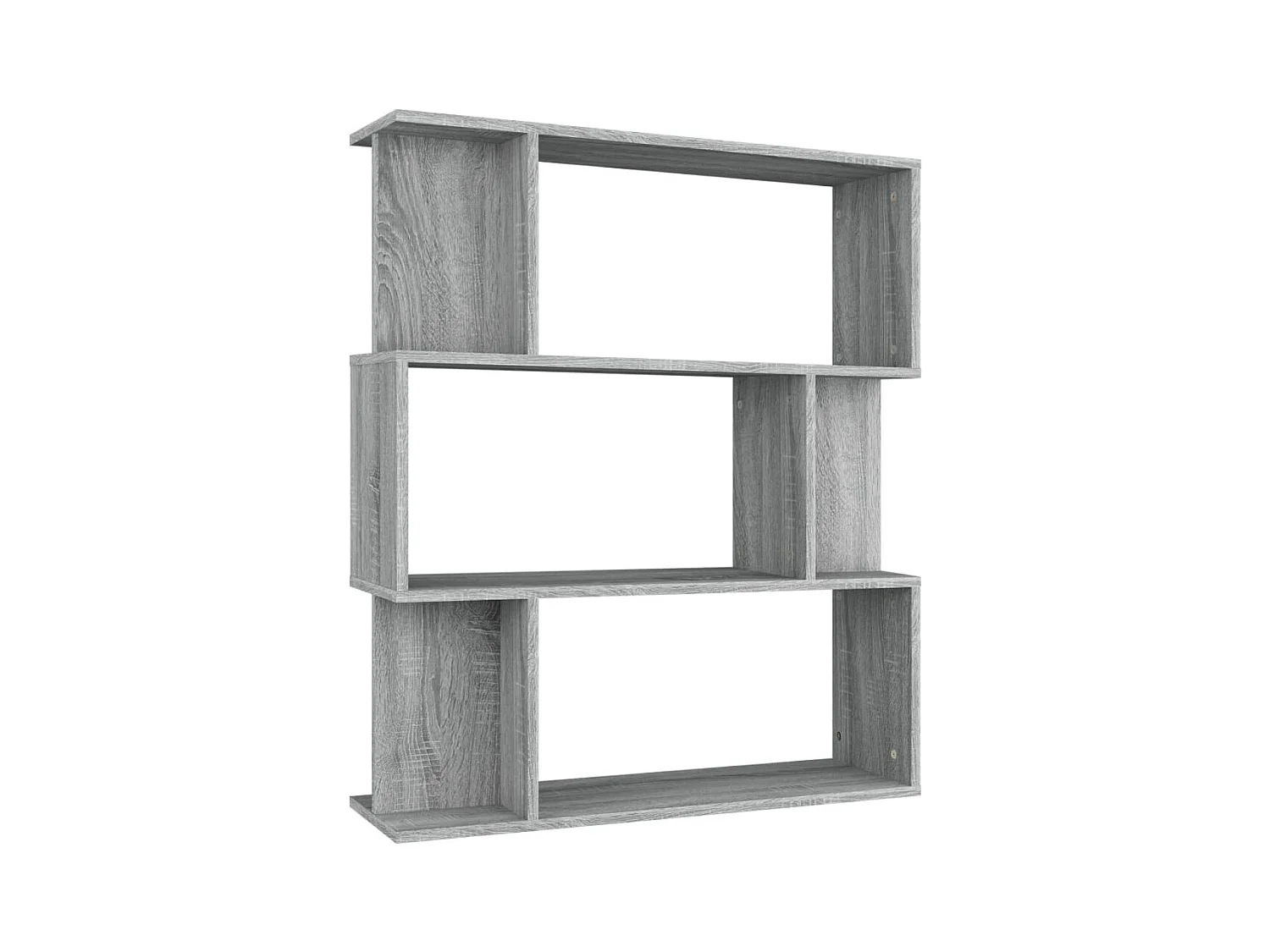 Gyran  Bibliothèque/Cloison Sonoma gris 80x24x96 cm Bois d'ingénierie