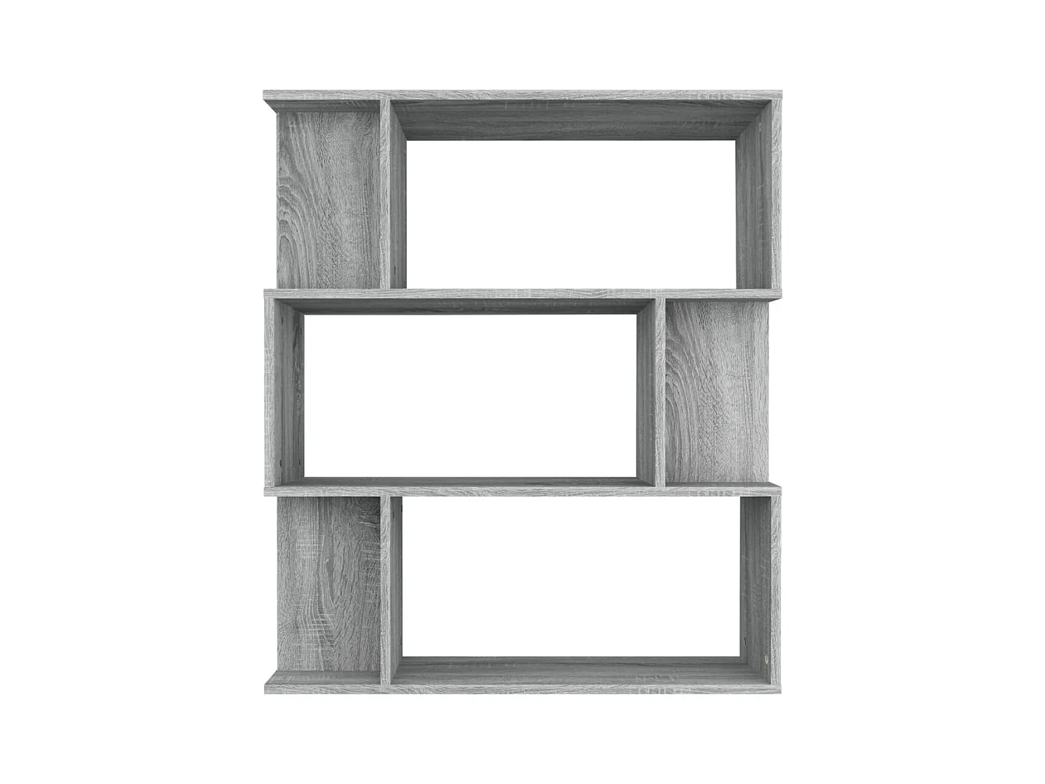 Gyran  Bibliothèque/Cloison Sonoma gris 80x24x96 cm Bois d'ingénierie