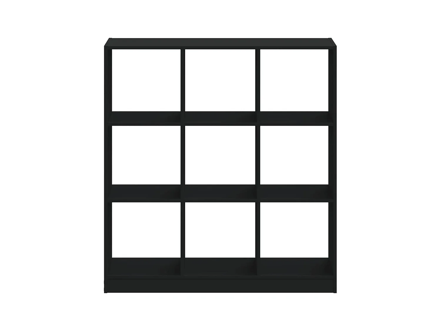 Zico  Bibliothèque noir 102x32x108 cm bois d'ingénierie