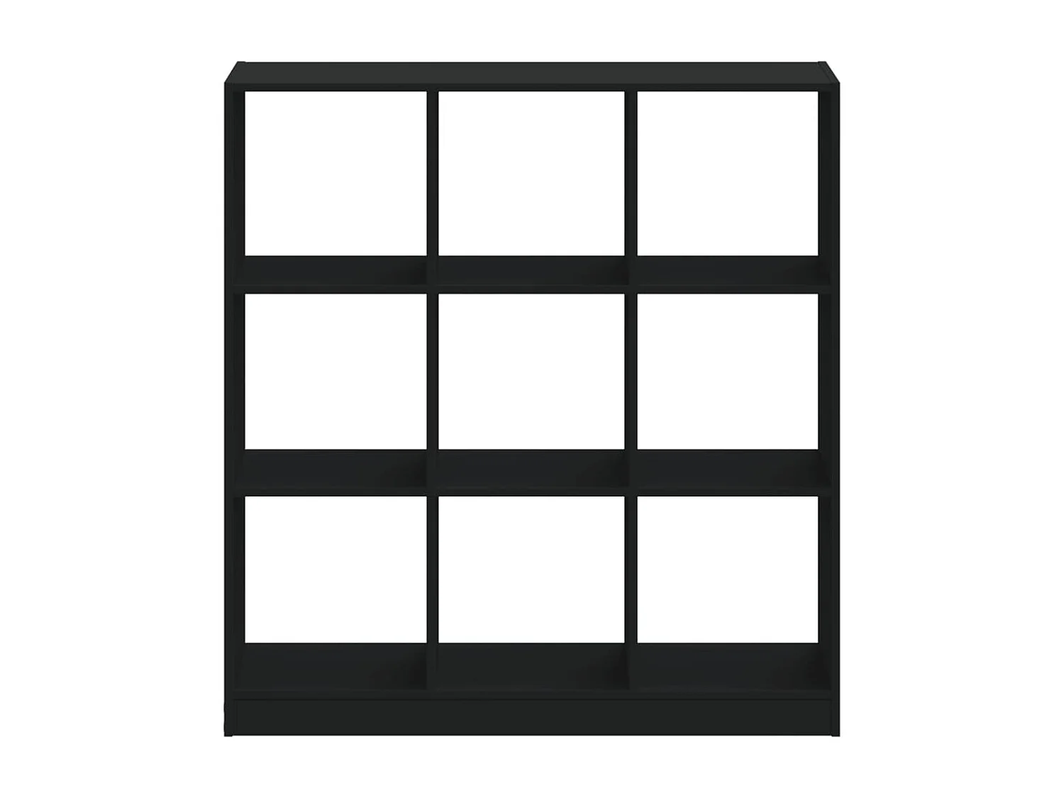 Zico  Bibliothèque noir 102x32x108 cm bois d'ingénierie