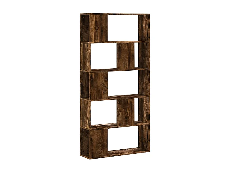 Fairmont  Boekenkast 5-laags 80,5x23,5x162,5 cm hout gerookt eikenkleurig