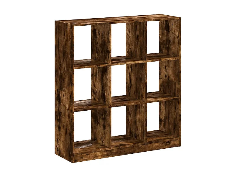 Zico  Boekenkast 102x32x108 cm bewerkt hout gerookt eikenkleurig