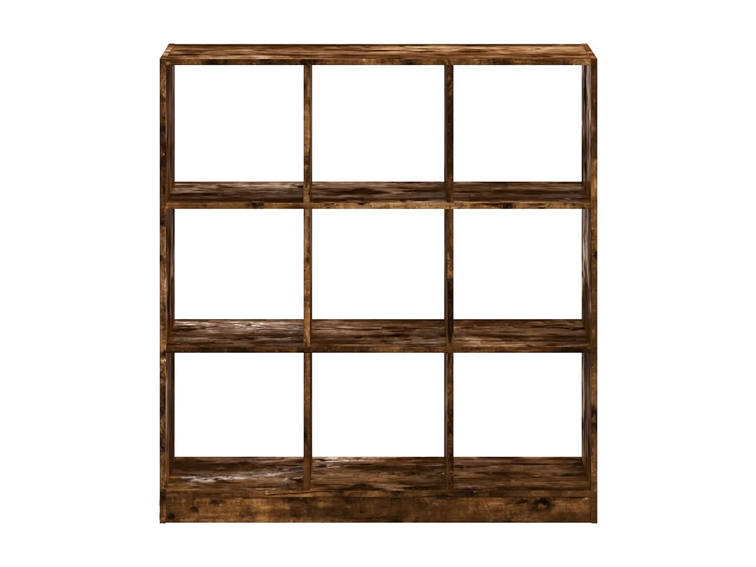 Zico  Bibliothèque chêne fumé 102x32x108 cm bois d'ingénierie