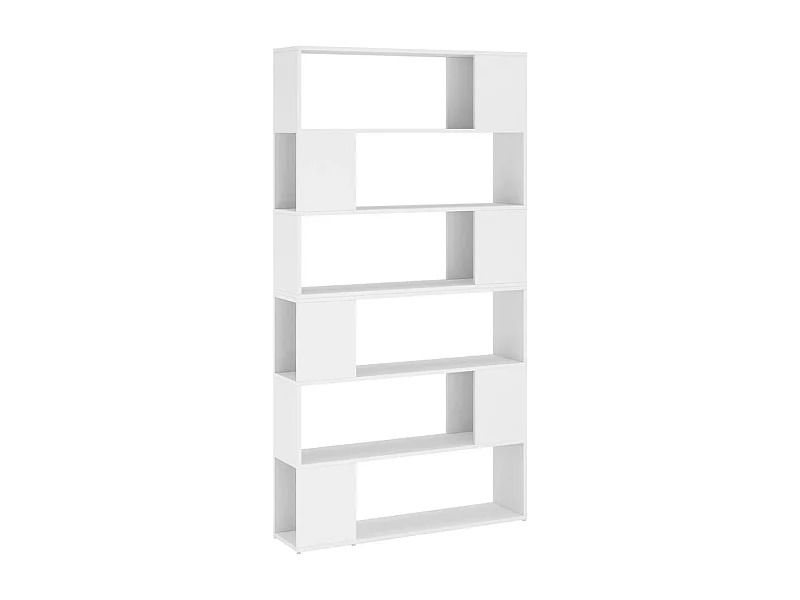 Branchville  Boekenkast/kamerscherm 100x24x188 cm wit