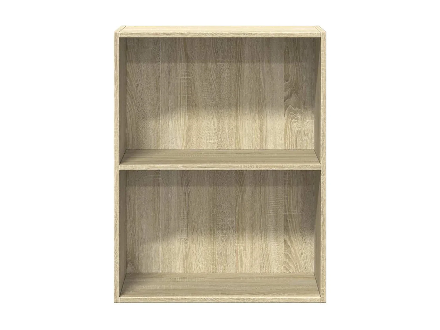 Siro  Boekenkast 2 schappen 60x30x76,5 cm bewerkt hout sonoma eiken