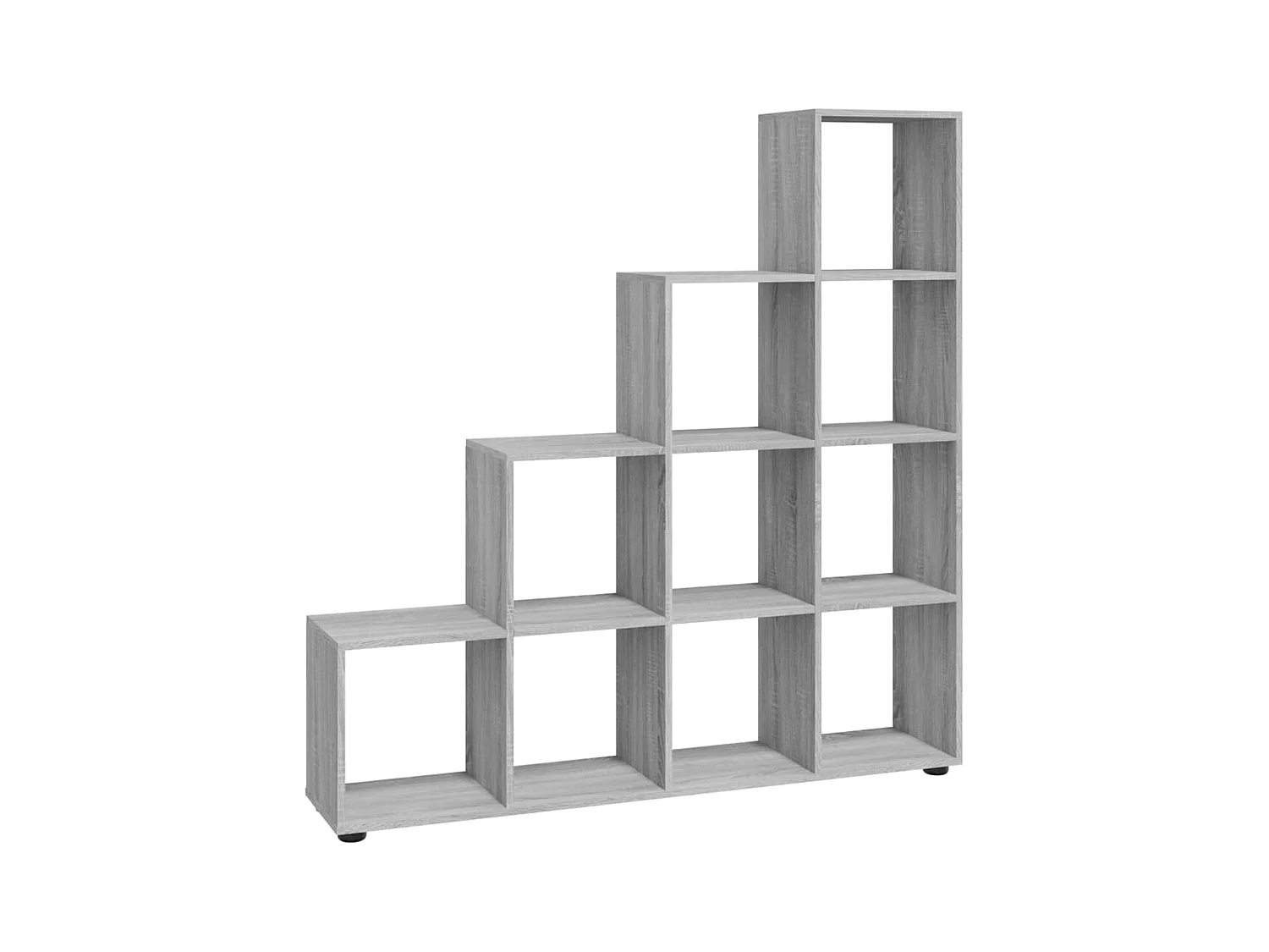 Hilde  Bibliothèque escalier Sonoma gris 142 cm Bois d'ingénierie