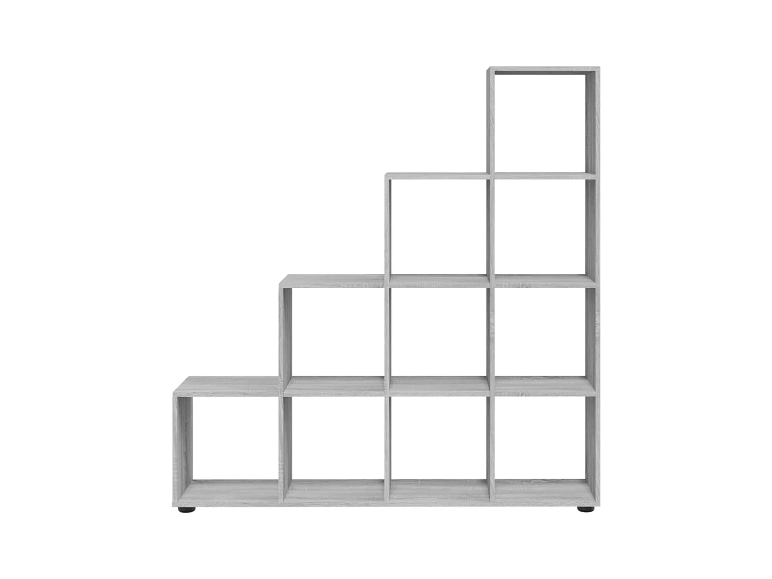 Hilde  Bibliothèque escalier Sonoma gris 142 cm Bois d'ingénierie