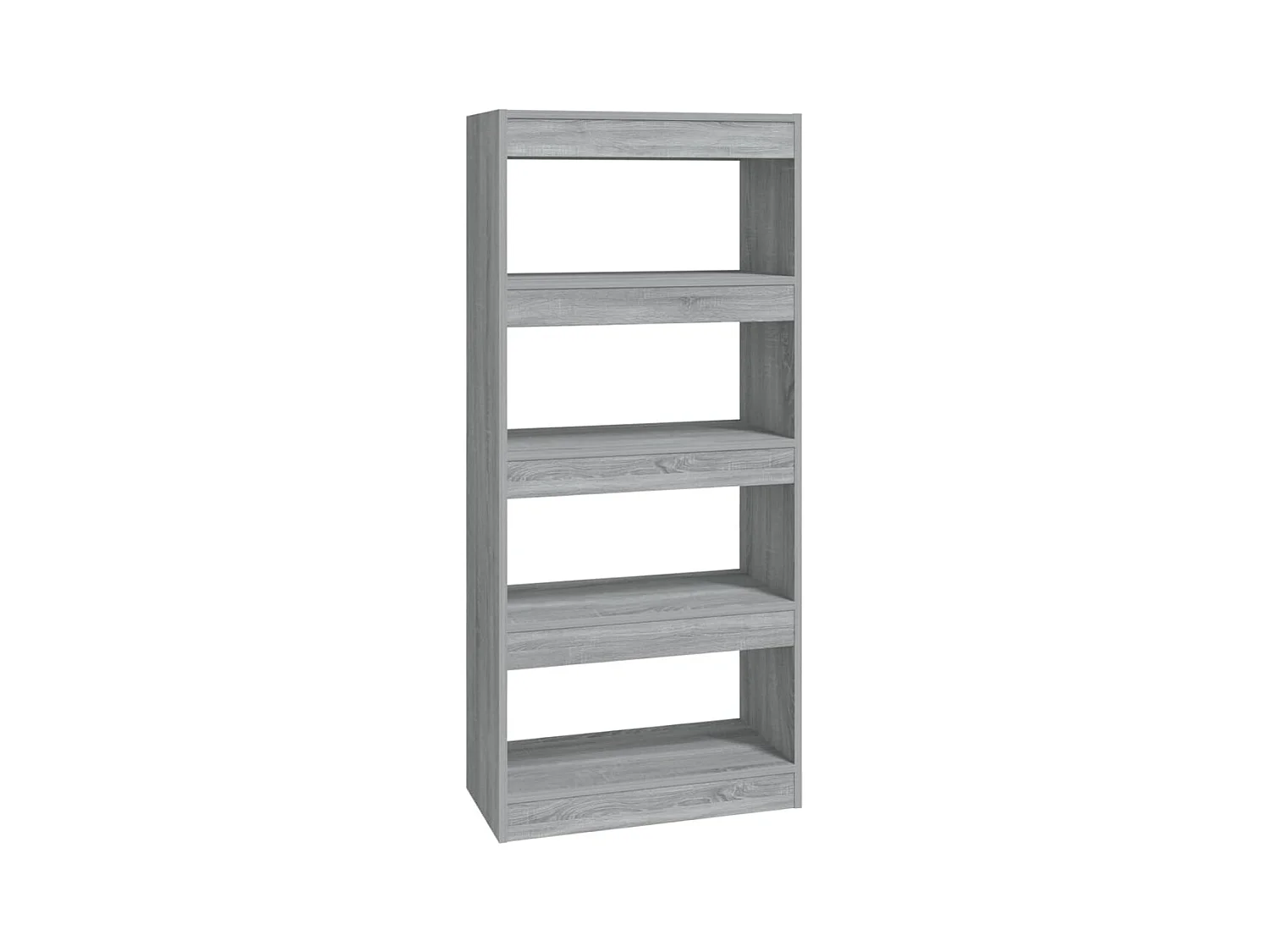 Loes  Bibliothèque/Cloison Sonoma gris 60x30x135 cm Bois d'ingénierie