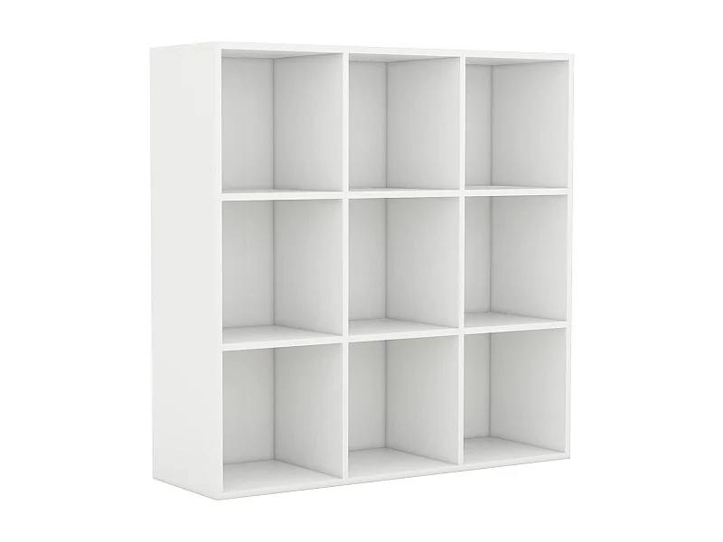 Wakarusa  Boekenkast 98x29x97,5 cm bewerkt hout wit