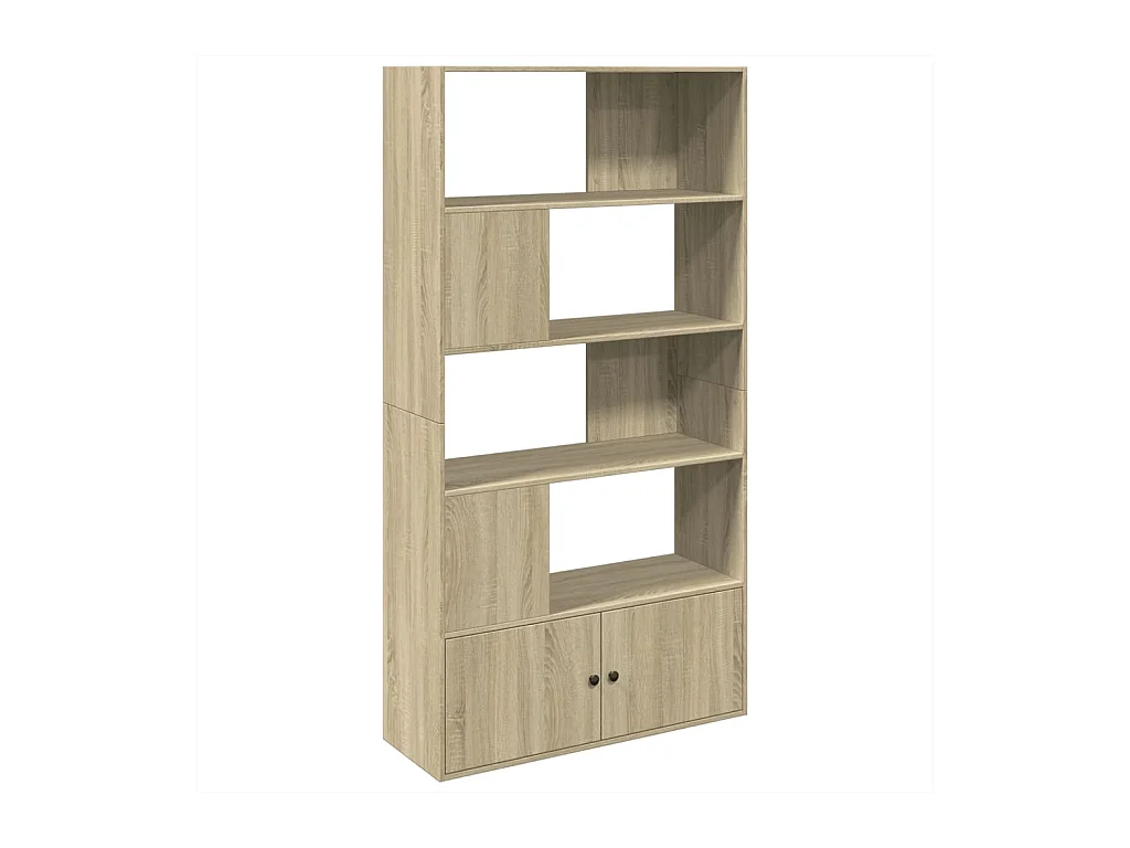 Allentown  Estantería de madera de ingeniería roble Sonoma 100x36x189 cm