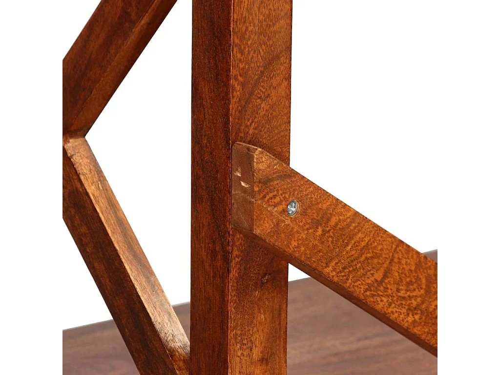 Pierre-Francis-Henri  Bibliothèque Bois massif d'acacia et finition miel 60x30x160 cm