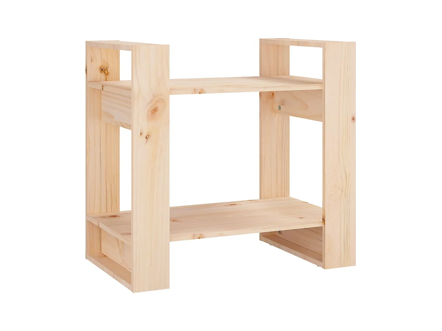 Troyle  Estantería/divisor de espacios madera maciza pino 60x35x57 cm