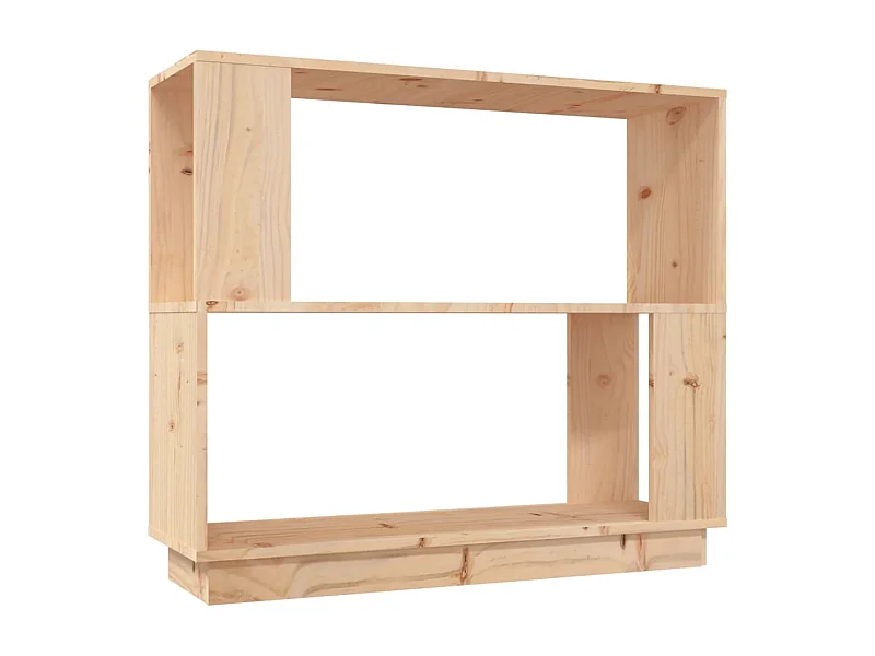 Jean-Paul-Jacques  Bibliothèque/Séparateur de pièce 80x25x70 cm Bois de pin solide