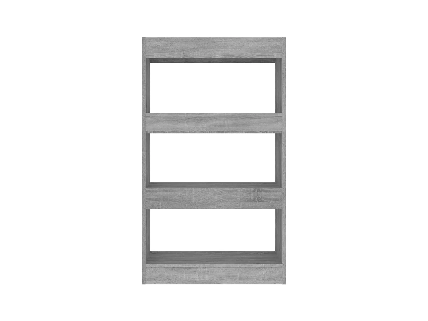 Qarlon  Bibliothèque/Séparateur de pièce Sonoma gris Bois d'ingénierie