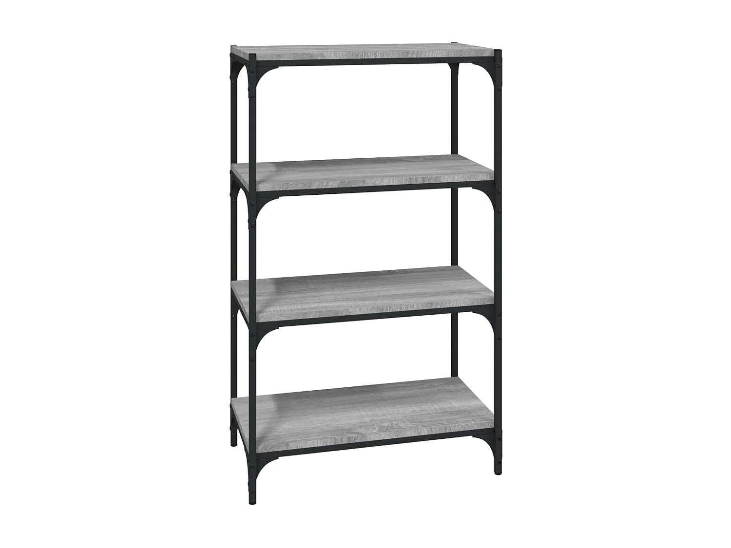 Ventura  Bibliothèque Sonoma gris 60x33x100 cm Bois d'ingénierie acier